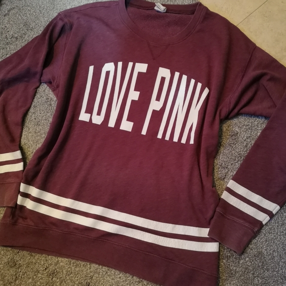 🔵 3/$30 PINK Size Medium Oversized Longsleeve Pullover Sweater - Picture 5 of 16